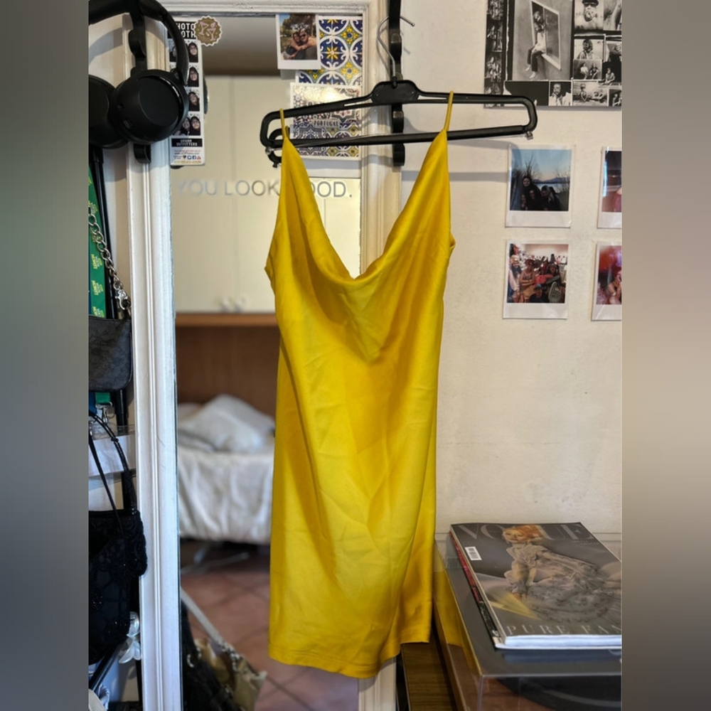 Yellow Slip Dress